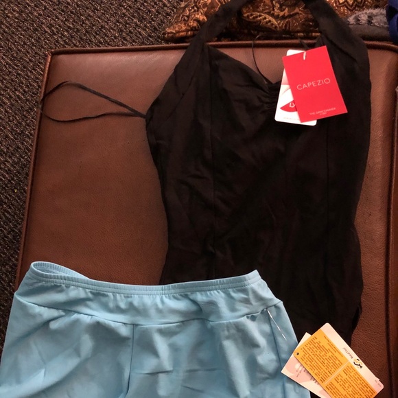 Women’s new black dance Leo & cute bootie shorts!